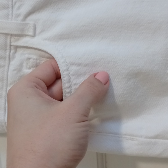 🤍J Brand🤍 - White Estella Bonny Mid-Rise Mini Skirt - Picture 12 of 16